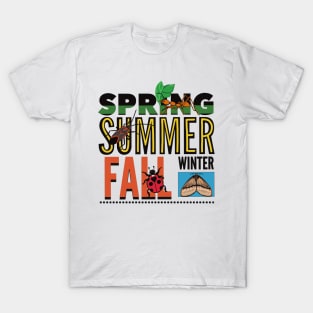 Four Seasons Of Bugs T-Shirt